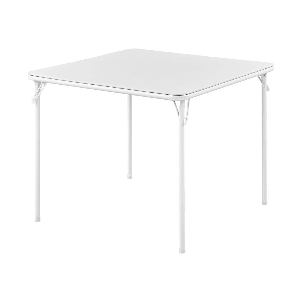 Square Folding Table with Collapsible Legs White M969