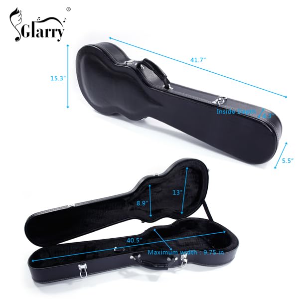 Black Molded Hard Case for Electric Guitar W69626