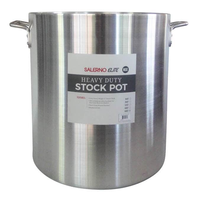 60 Quart Aluminum Stock Pot with Riveted Handles N8983