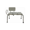 Padded Transfer Bench 300 lbs Capacity Height Adjustable B1462