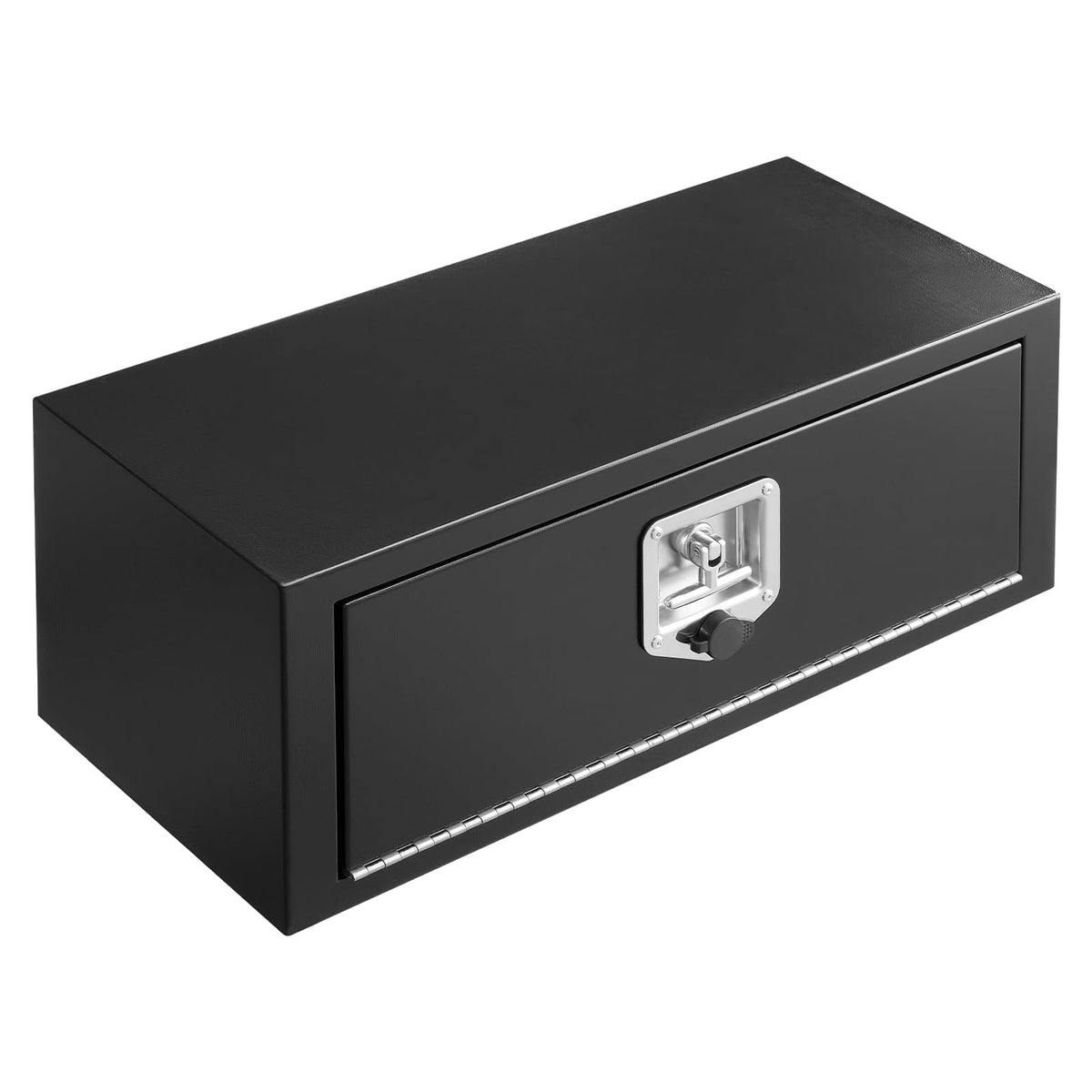 Underbody Truck Tool Box 27 x 10 x 10 Inch Heavy Duty Steel with Lock & Keys Black M175