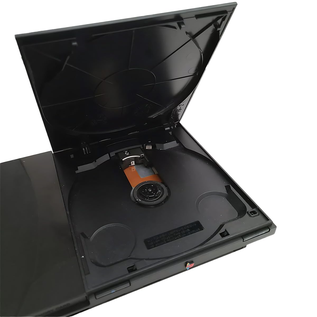 Black PlayStation 2 Console with 2 Wireless Controllers H605626