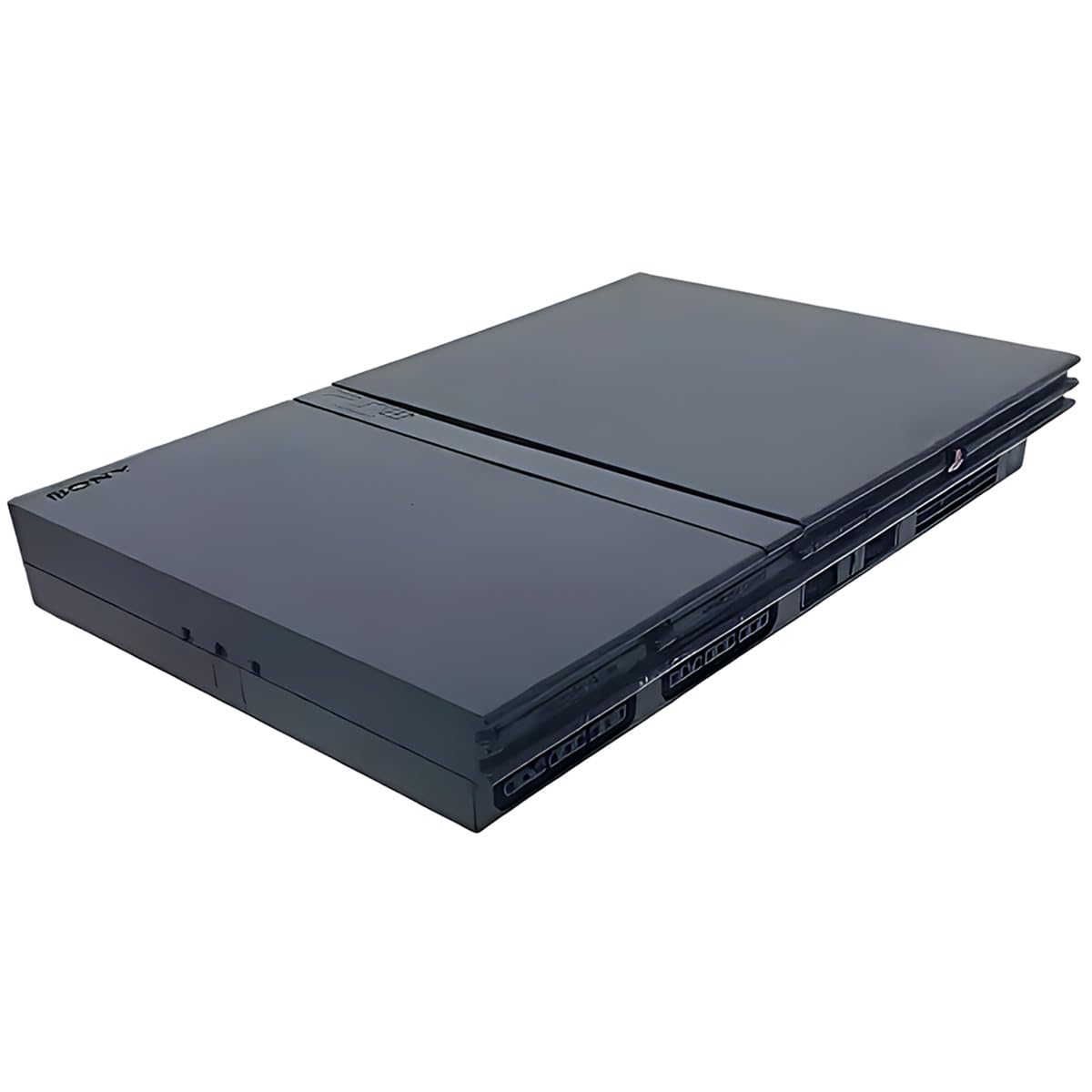 Black PlayStation 2 Console with 2 Wireless Controllers H605626