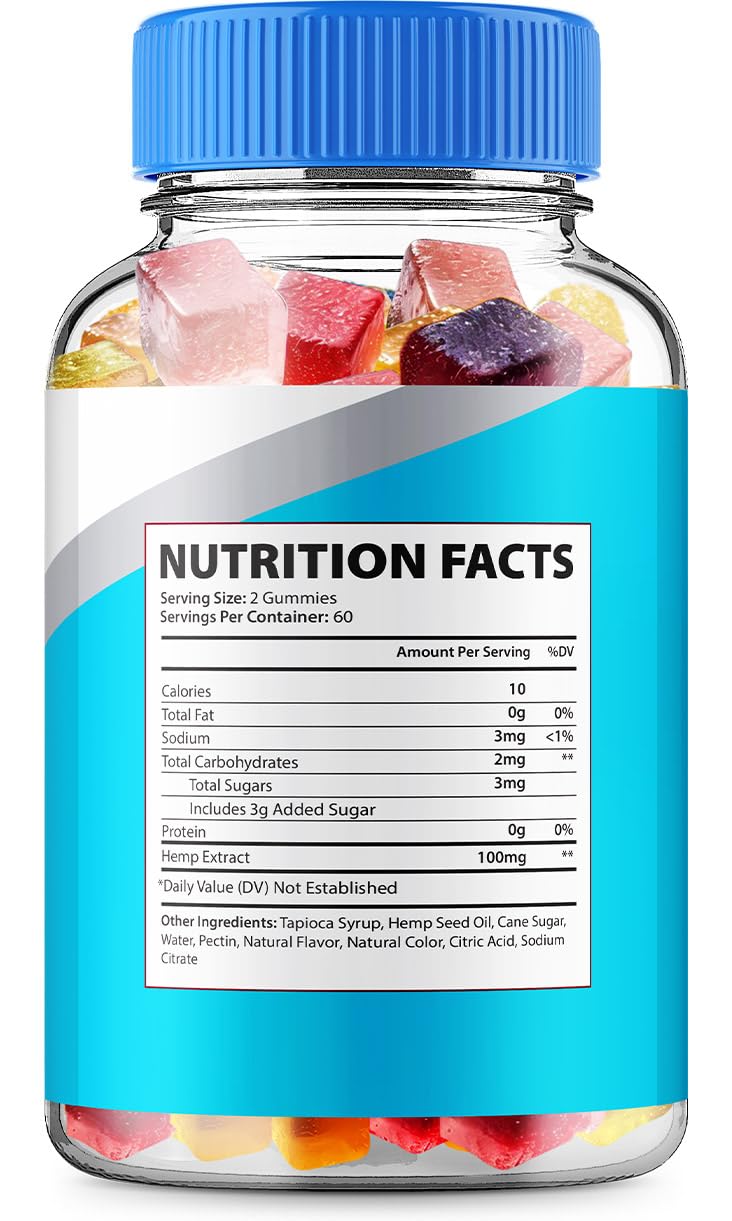 Hemp Gummies 60 Gummies P9542