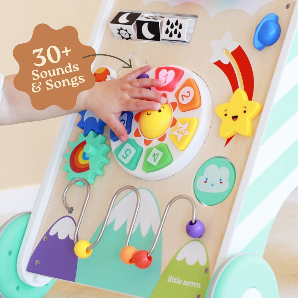 Wooden Baby Walker with Music & Lights M47476