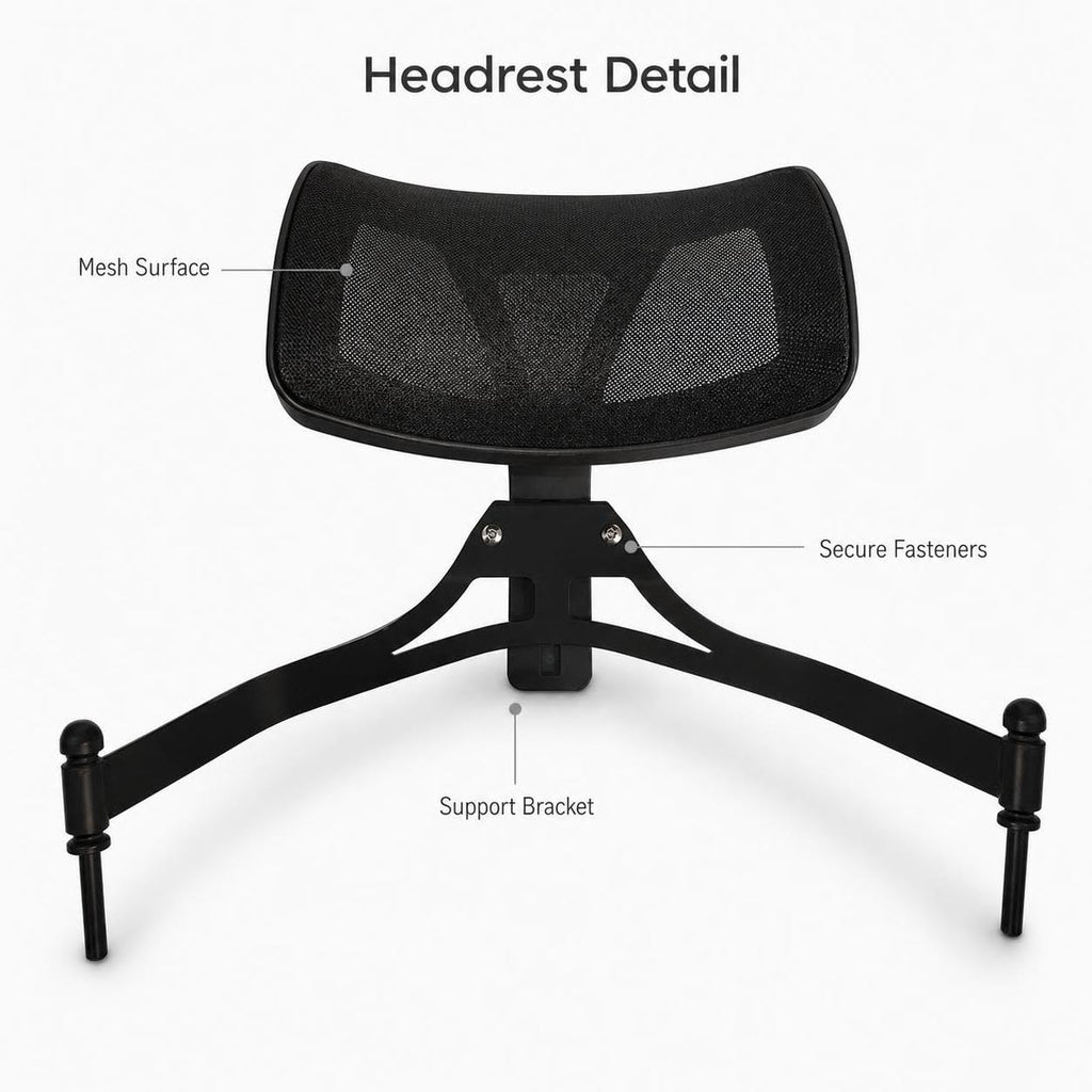 Foldable Adjustable Height Director Chair with Headrest F578968