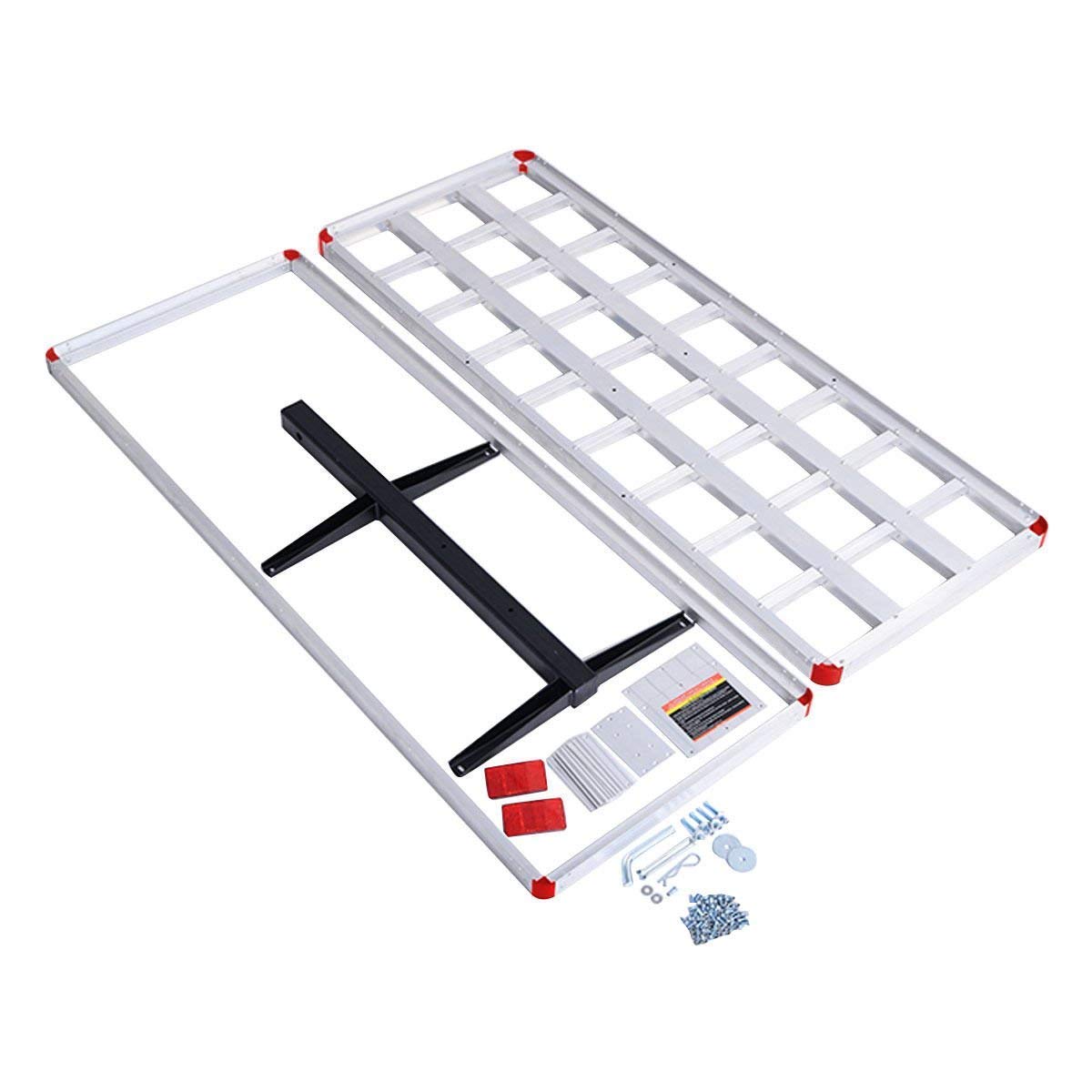 Aluminum Hitch Mount Cargo Carrier 60" x 22" 500LBS G27048