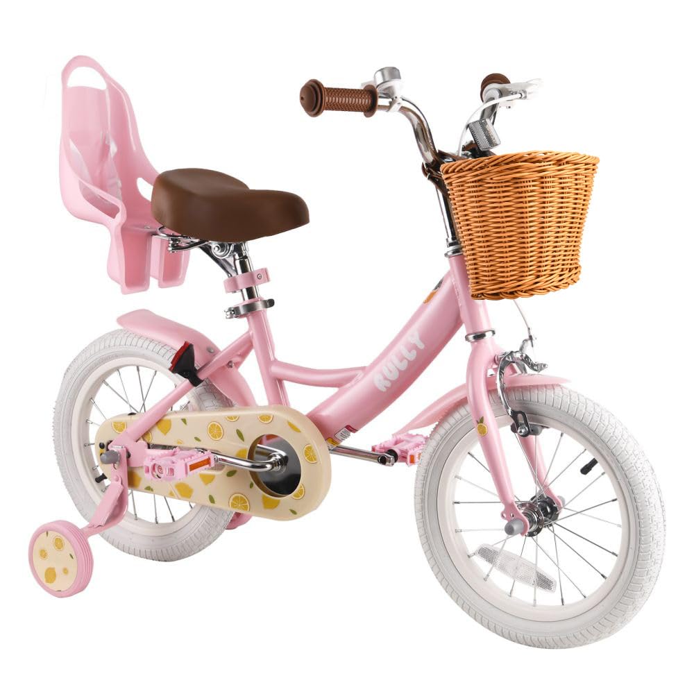 12 14 16 Inch Girls Bike with Training Wheels E81561