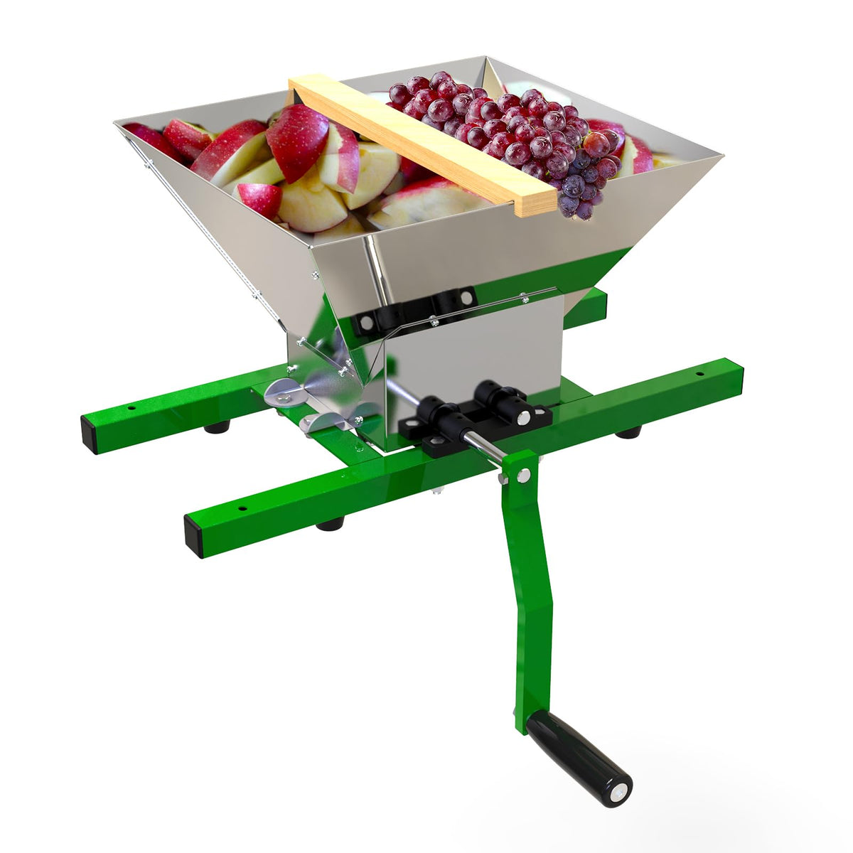 7L Manual Juicer Grinder Stainless Steel 1.8 Gallon Green S300335