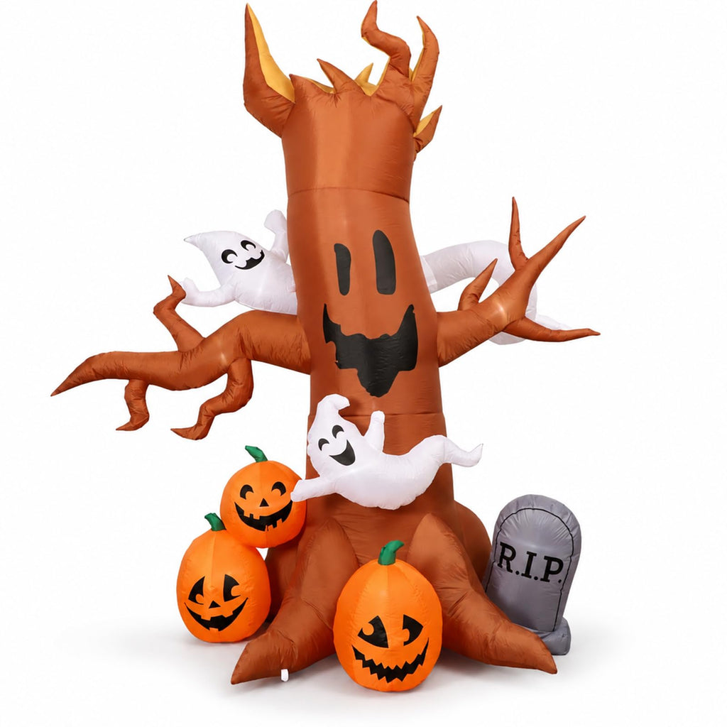 8FT Halloween Inflatable Ghost Tree Decoration X93601