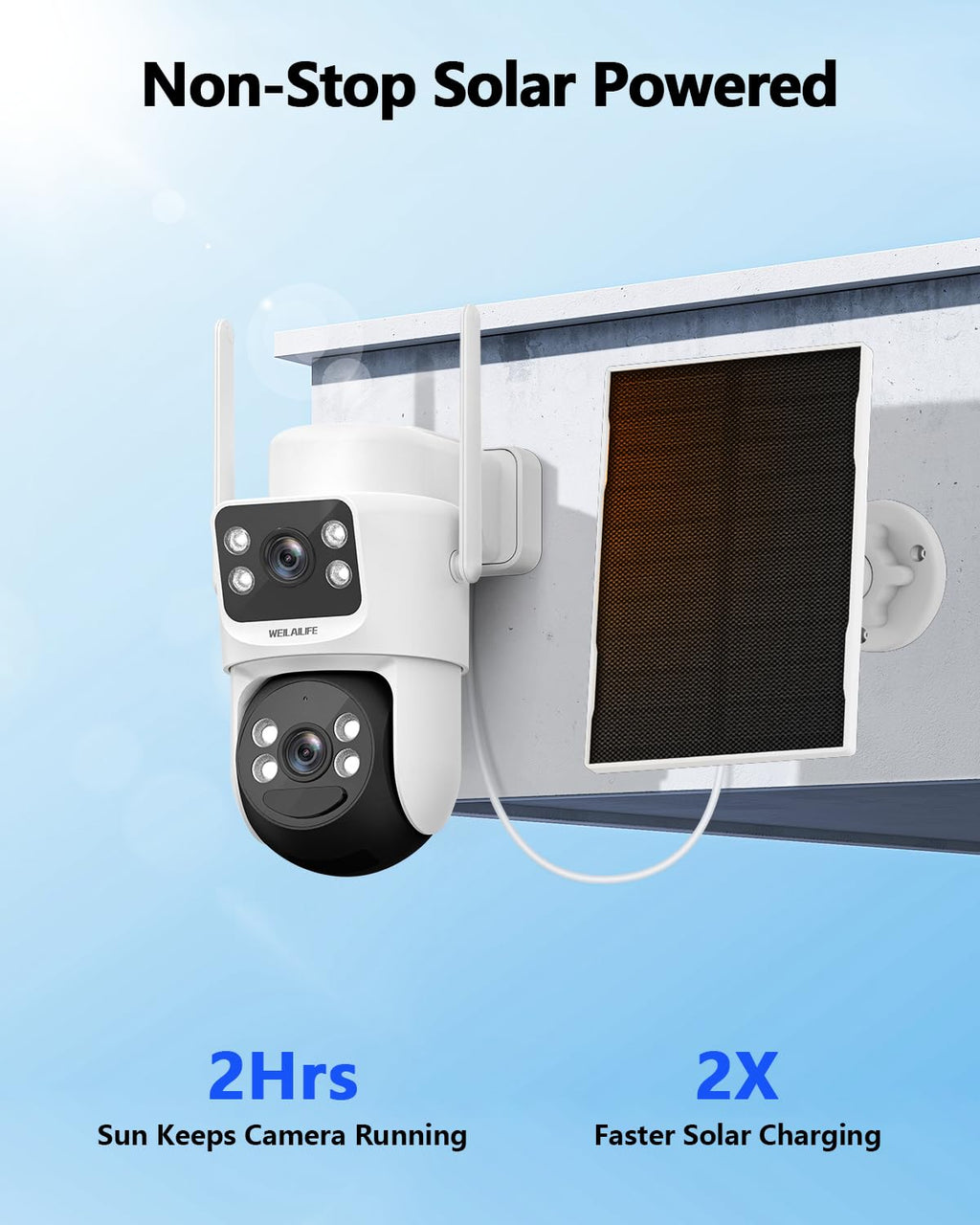 Wireless Security Camera System with 10" HD Monitor A575