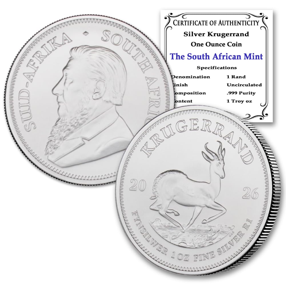 1 oz South African Silver Krugerrand Coin H83619