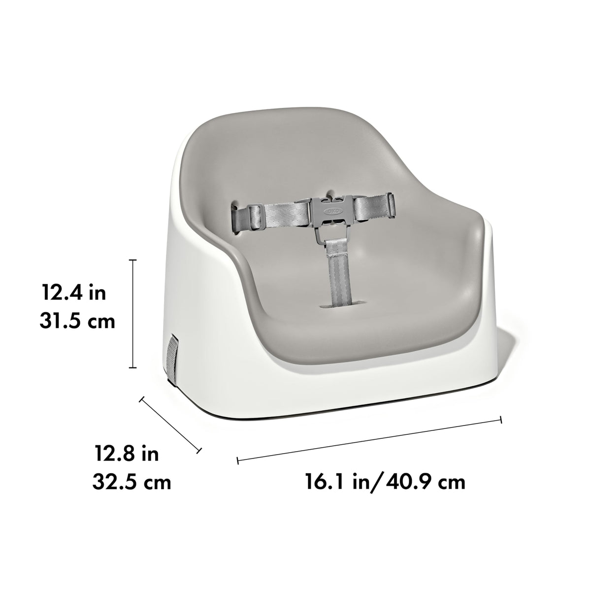 Gray Toddler Booster Seat with Removable Cushion T6686