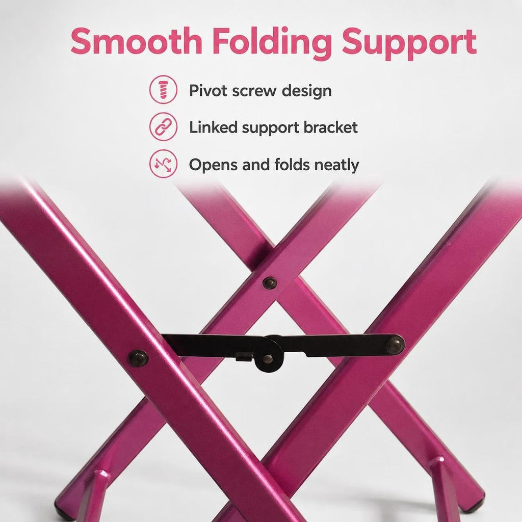 Foldable Adjustable Height Director Chair with Headrest F578968