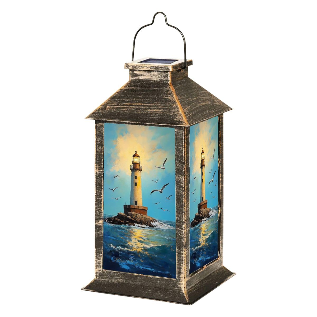 Waterproof Solar Powered Hanging Lantern D353561