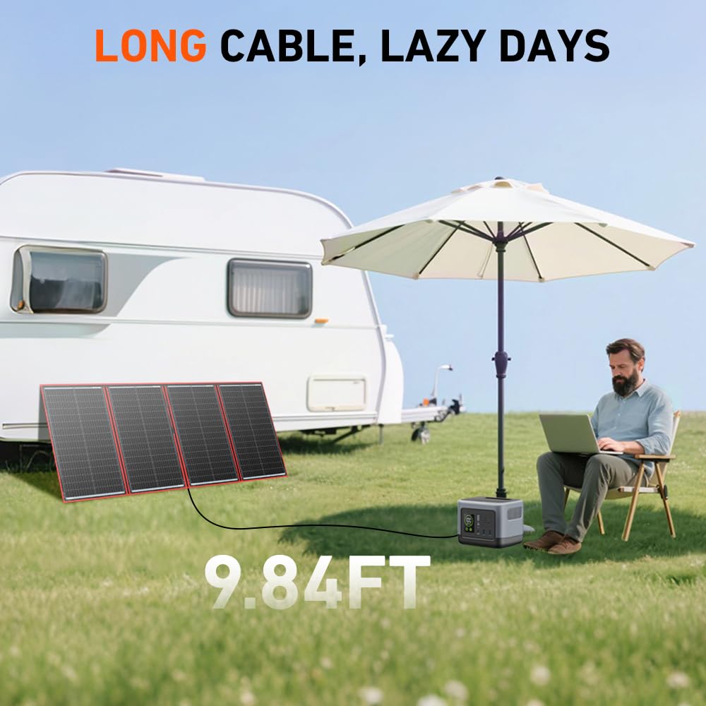 300W Portable Foldable Solar Panel Kit J764823