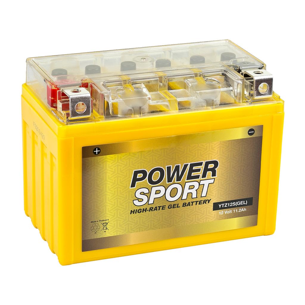 12V 11.2Ah 200 CCA GEL Motorcycle Battery with Nut & Bolt Terminals V2469