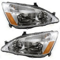 Headlight Set Left Right Clear Lens X8488