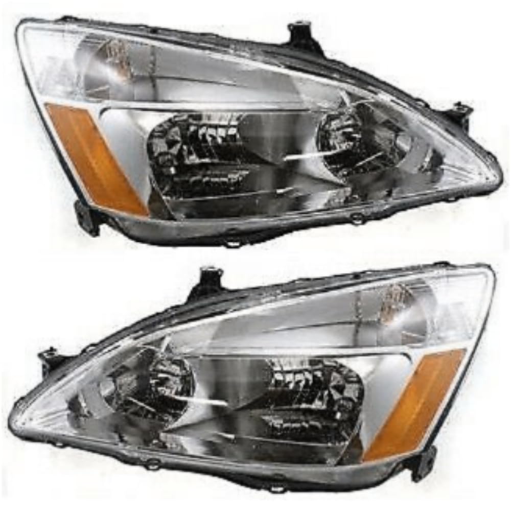 Headlight Set Left Right Clear Lens X8488
