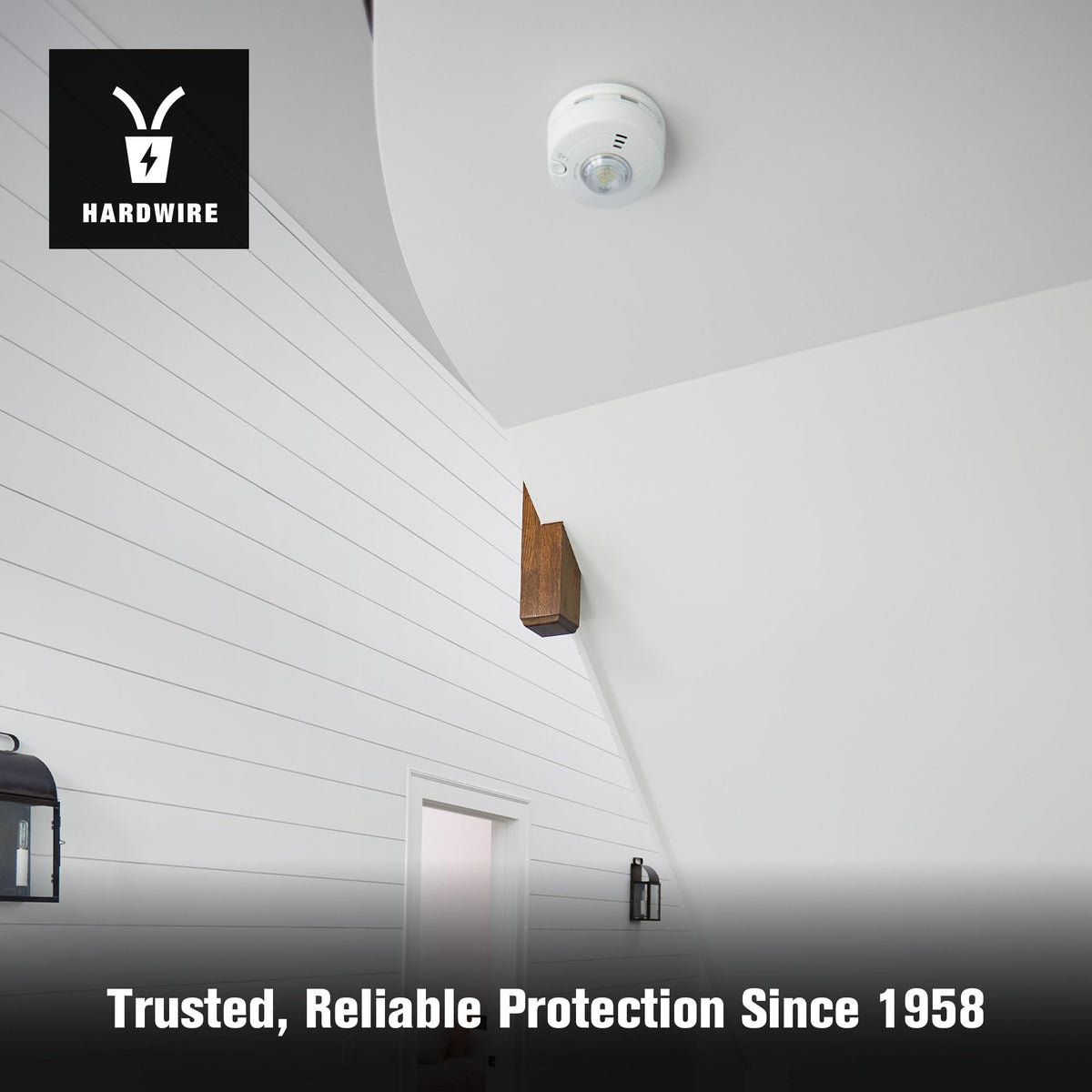 Hardwire Combination Smoke & Carbon Monoxide Alarm with LED Strobe S3456
