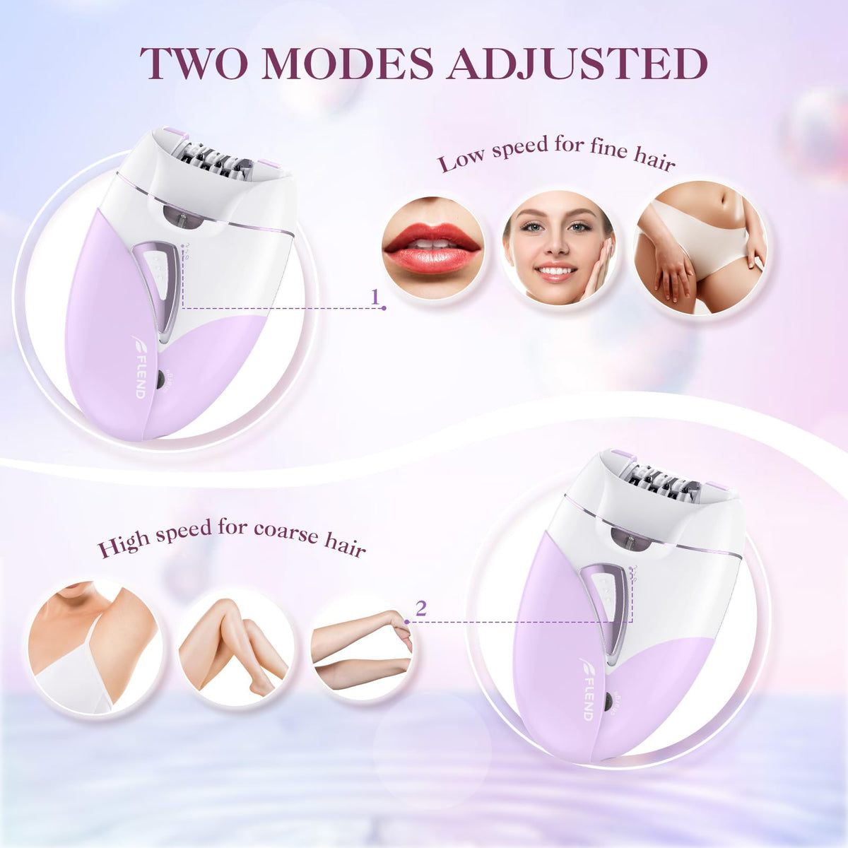 2-Speed Adjustable Epilator with 36 Tweezers C75644
