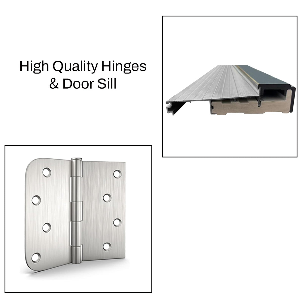 36 x 80 Smooth Fiberglass Entry Door with Brickmould S920967