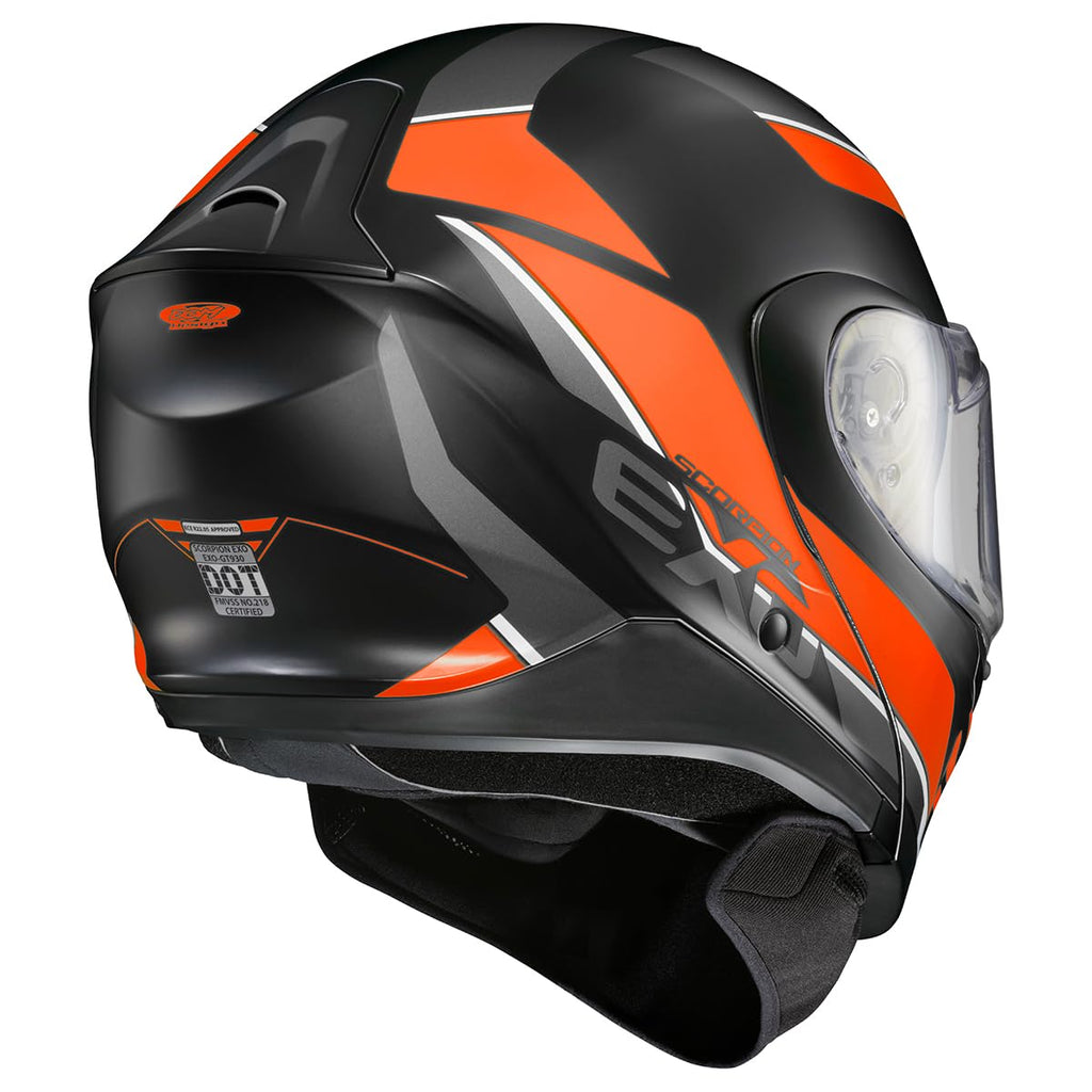 Orange Large Modular Snowmobile Helmet V3392
