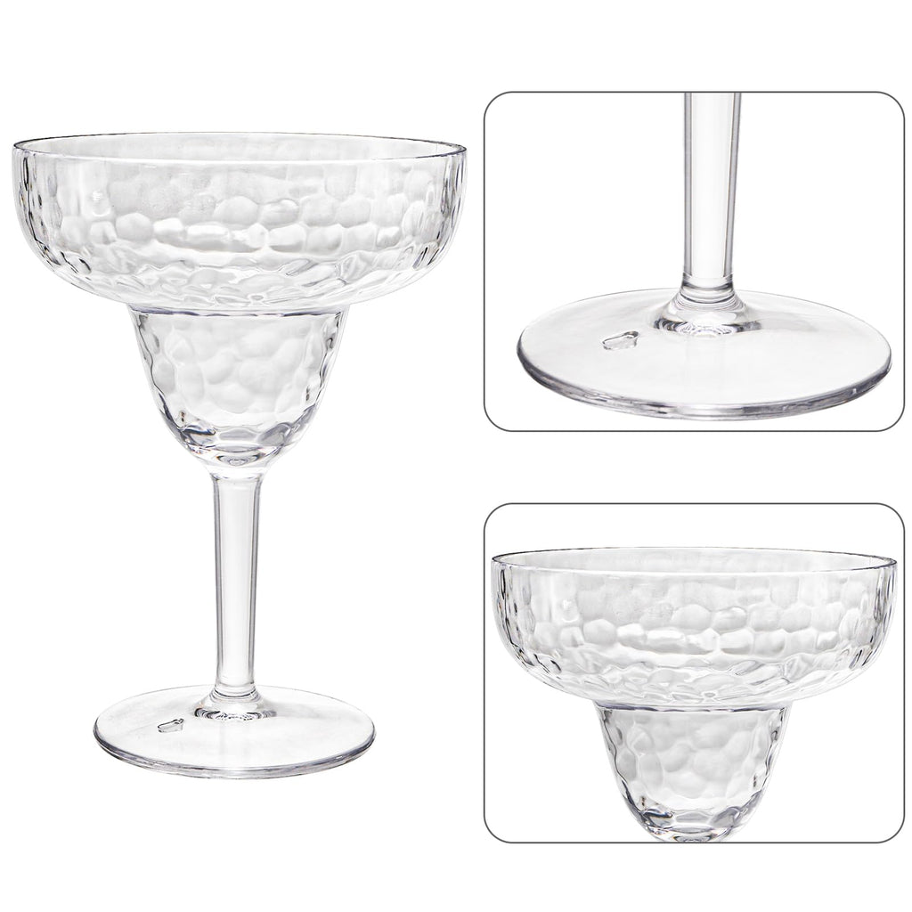 6 Pack 13 OZ Acrylic Stemmed Glasses B4565
