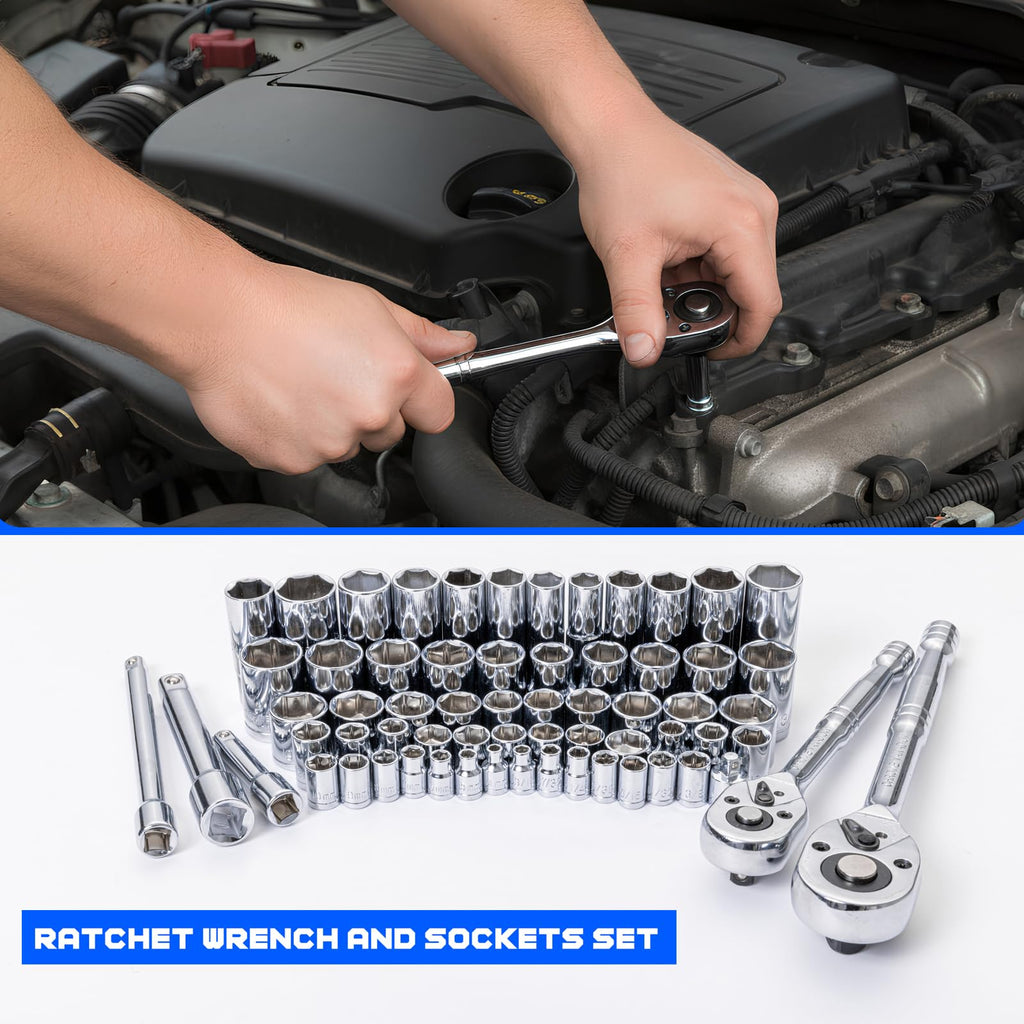 279-Piece Mechanics Tool Set with Toolbox R73463
