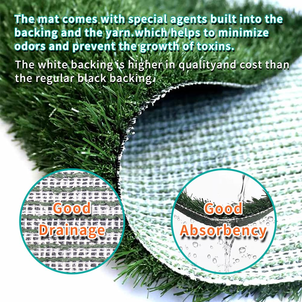 Artificial Turf Dog Grass Pad with Tray 30"X20" R535007