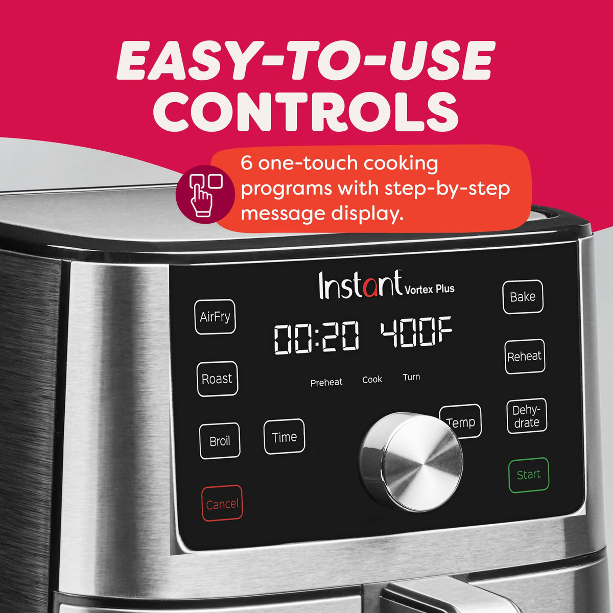 6-in-1 Stainless Steel Air Fryer C789724