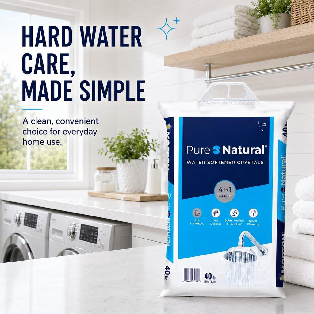 Pure Water Softener Salt Crystals 40 lb Pack of 4 V512