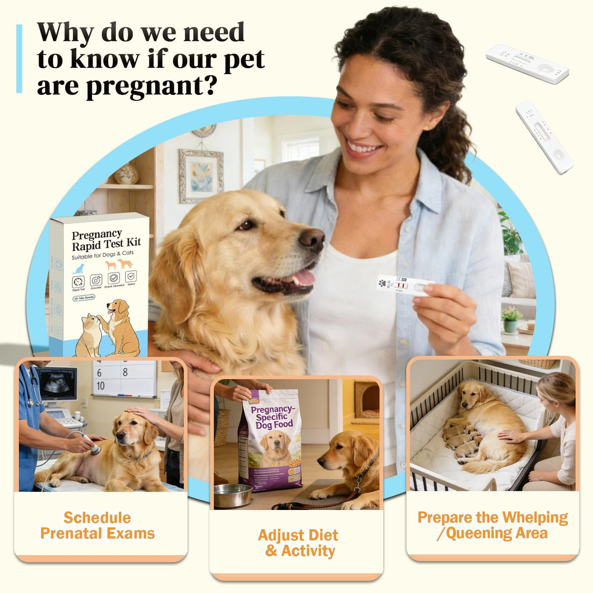 Dog & Cat Pregnancy Blood Test Kit 1 Pack A34040