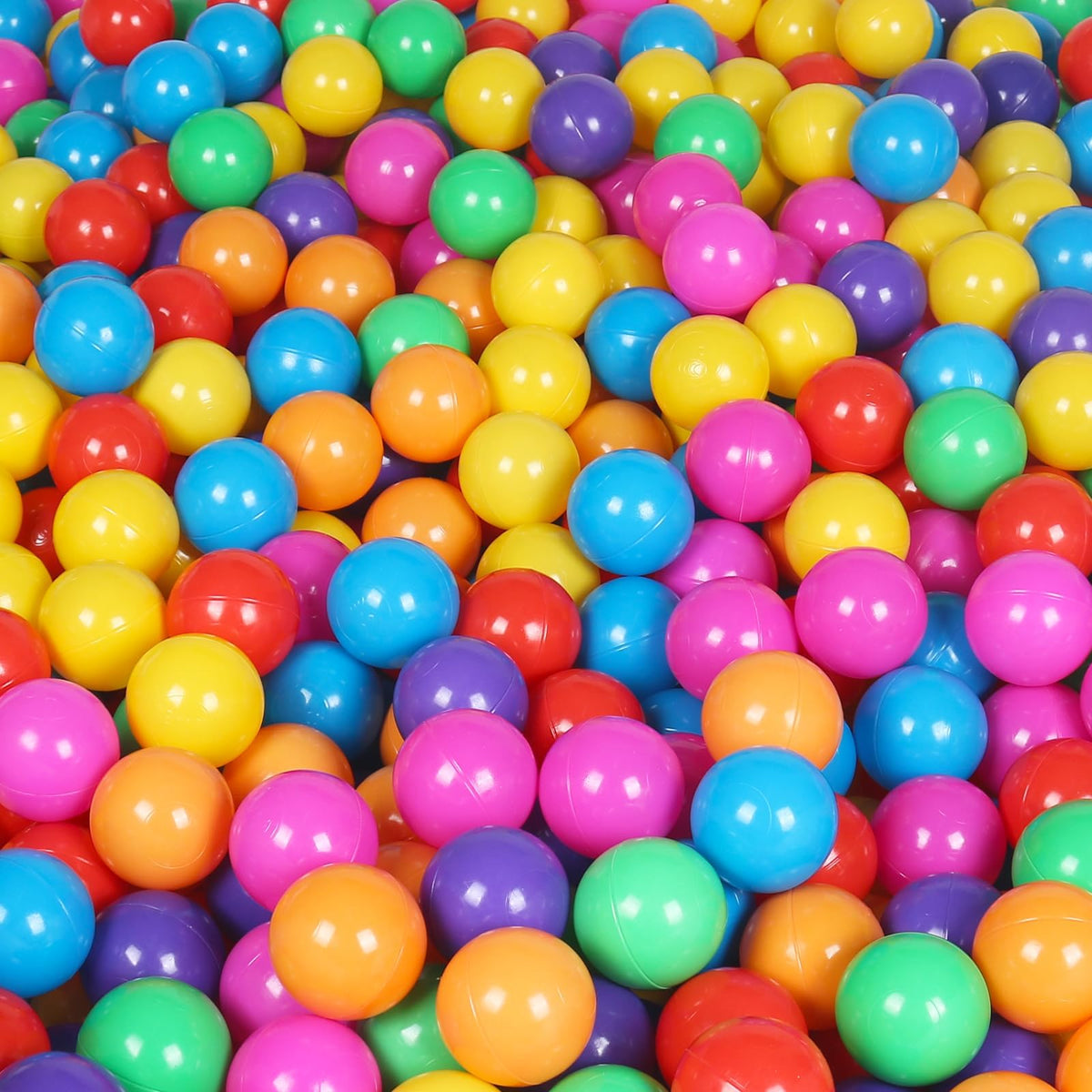 100 Pack BPA Free Colorful Plastic Balls V908787