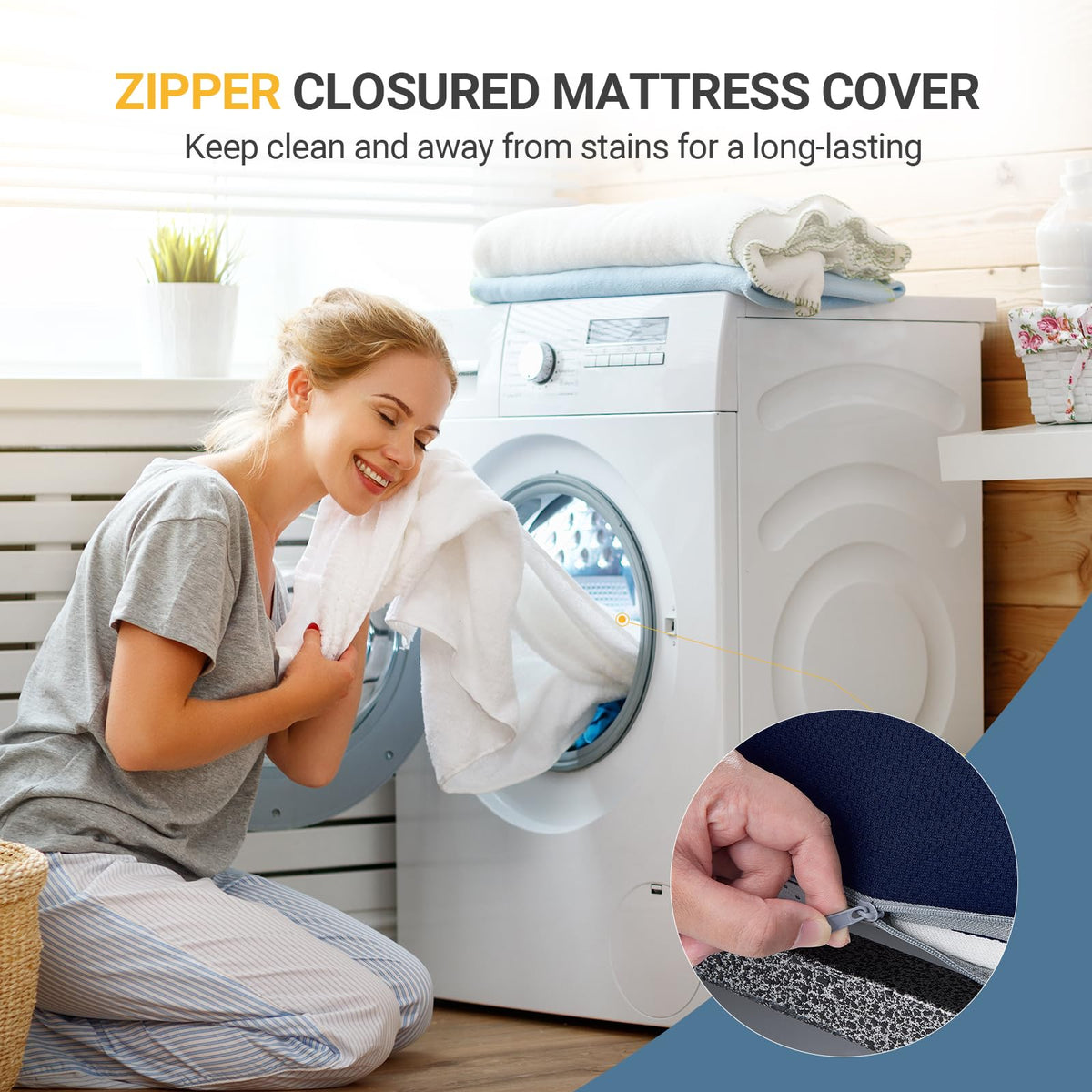 Foldable Memory Foam Mattress Topper Twin 4 Inch I486686