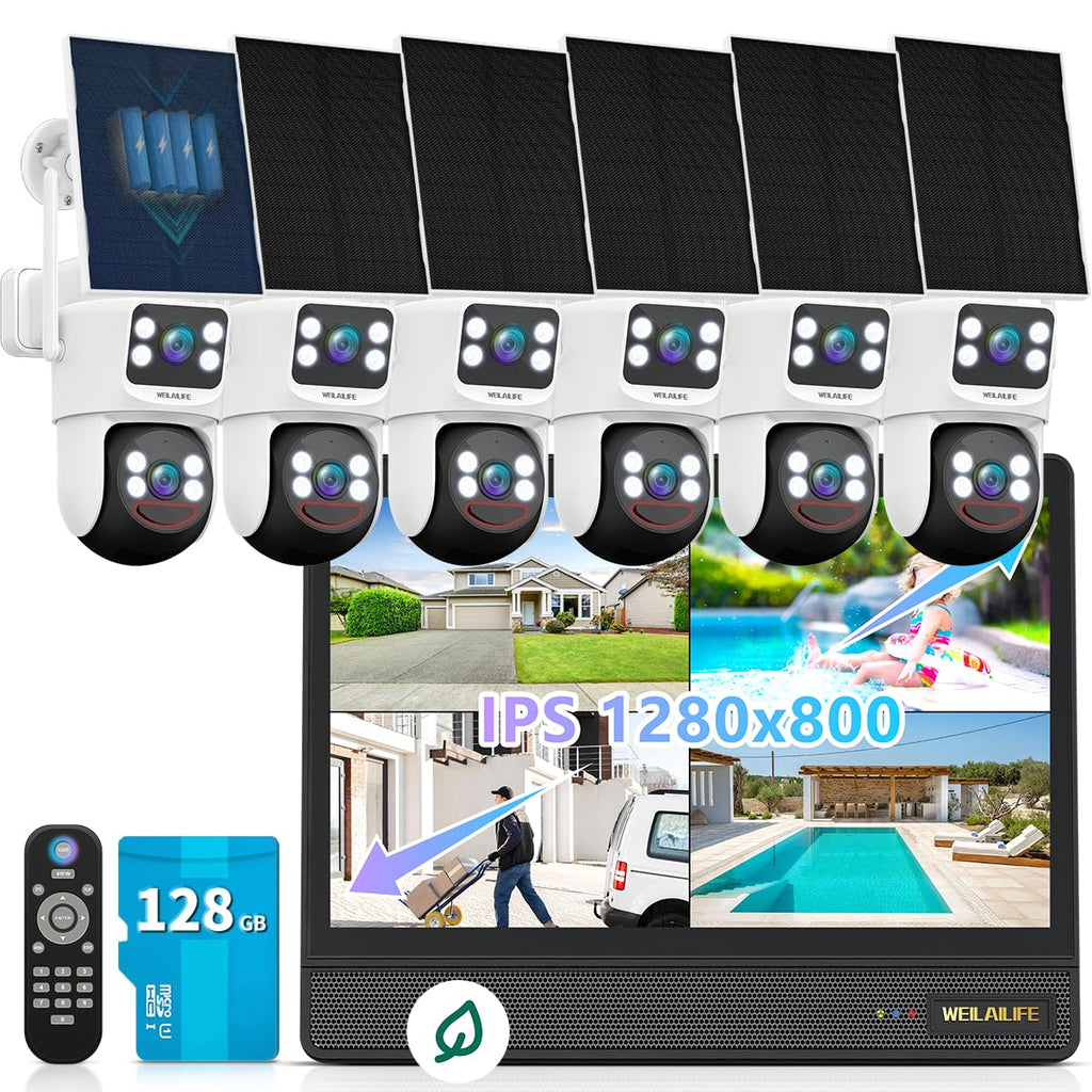 Wireless Security Camera System with 10" HD Monitor A575