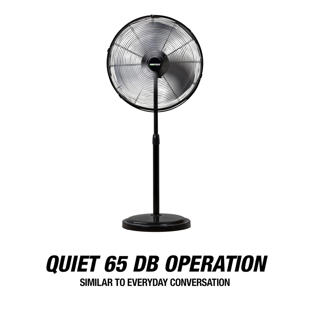 Adjustable 20 Inch Oscillating Pedestal Fan D128