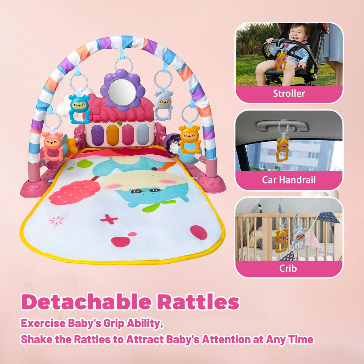 Baby Gym Play Mat and Bath Toys B69695
