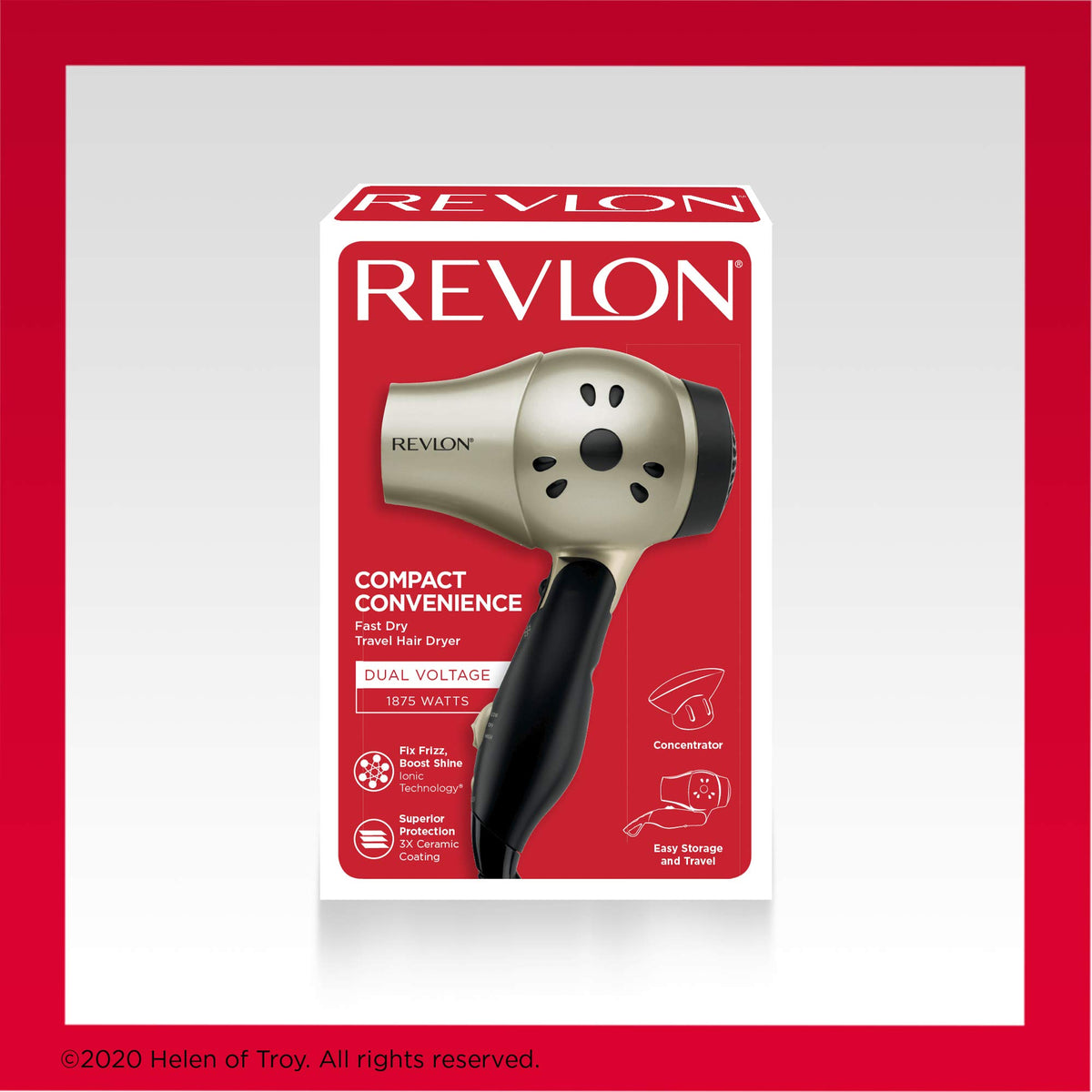 1875W Compact Folding Handle Hair Dryer X2580