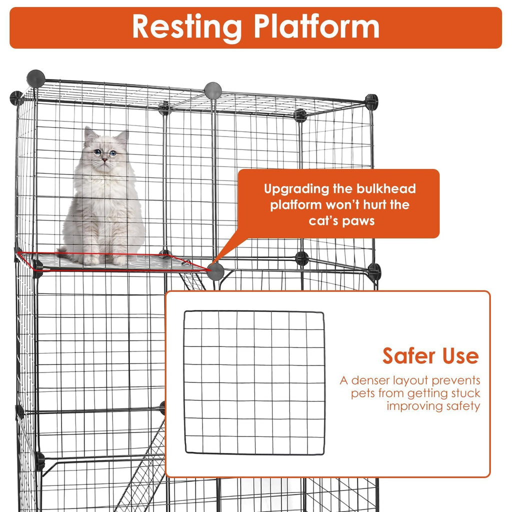 3-Tier Cat Cage W198
