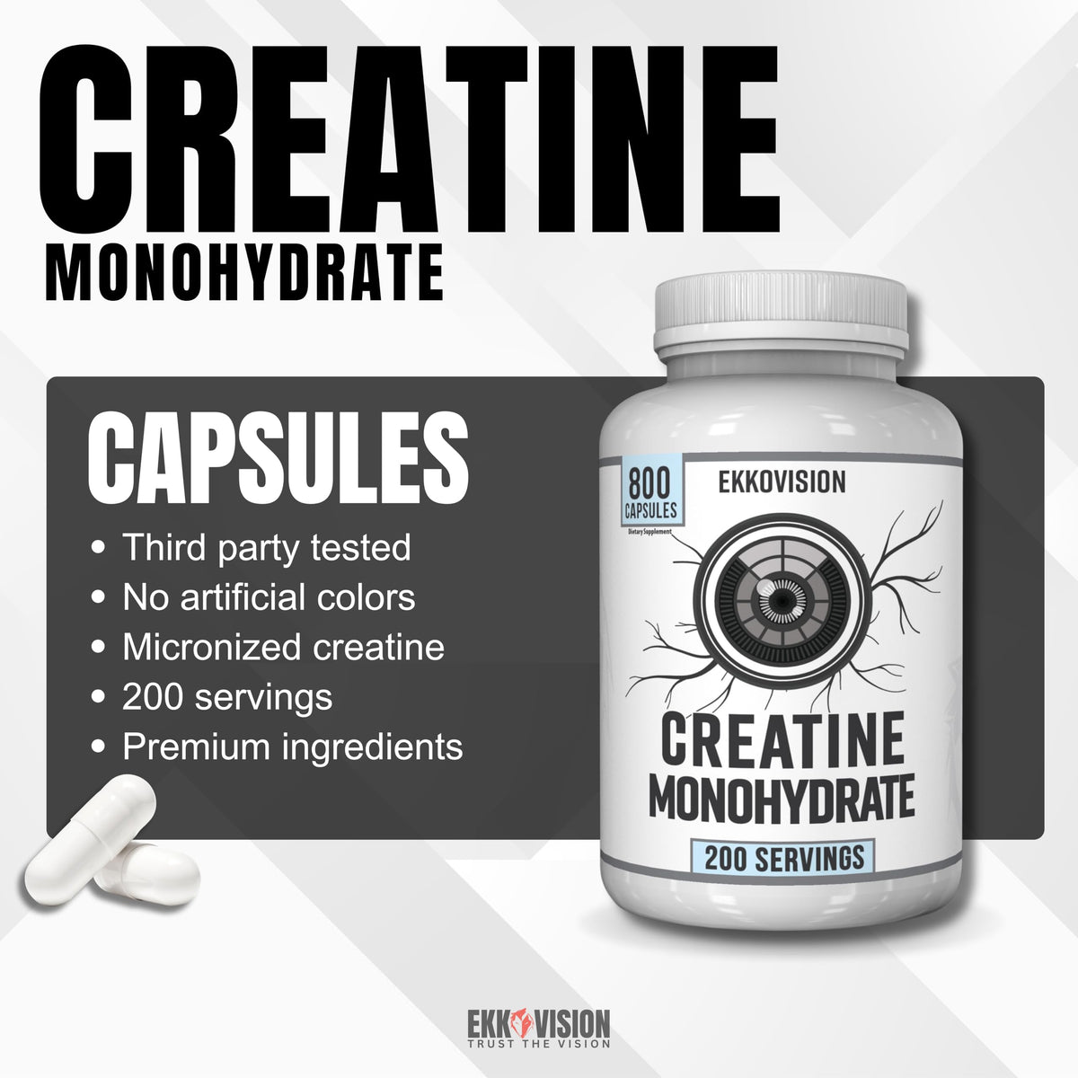 Creatine Monohydrate Capsules I236595