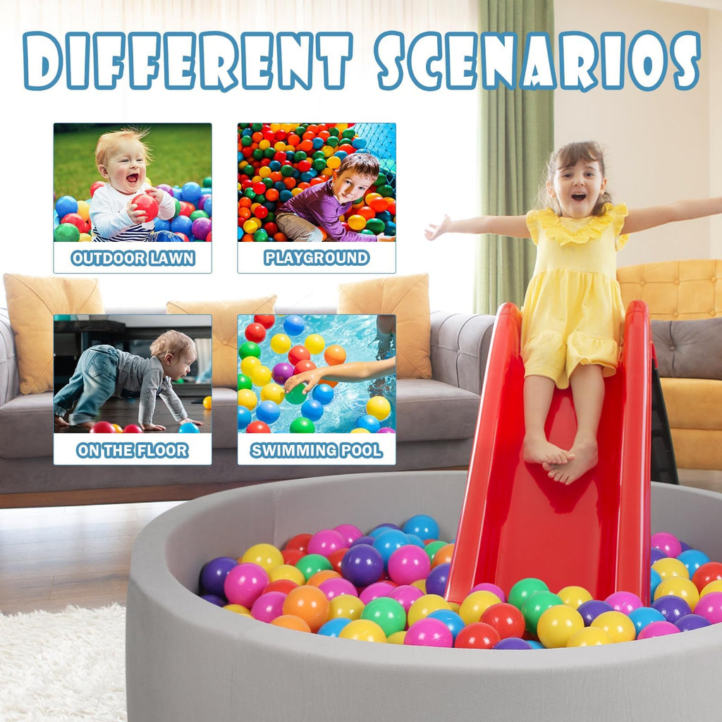 100 Pack BPA Free Colorful Plastic Balls V908787