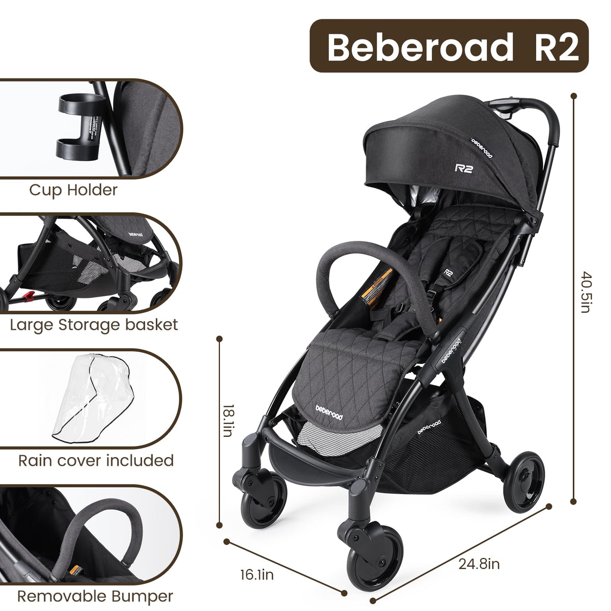 Lightweight Travel Stroller R784