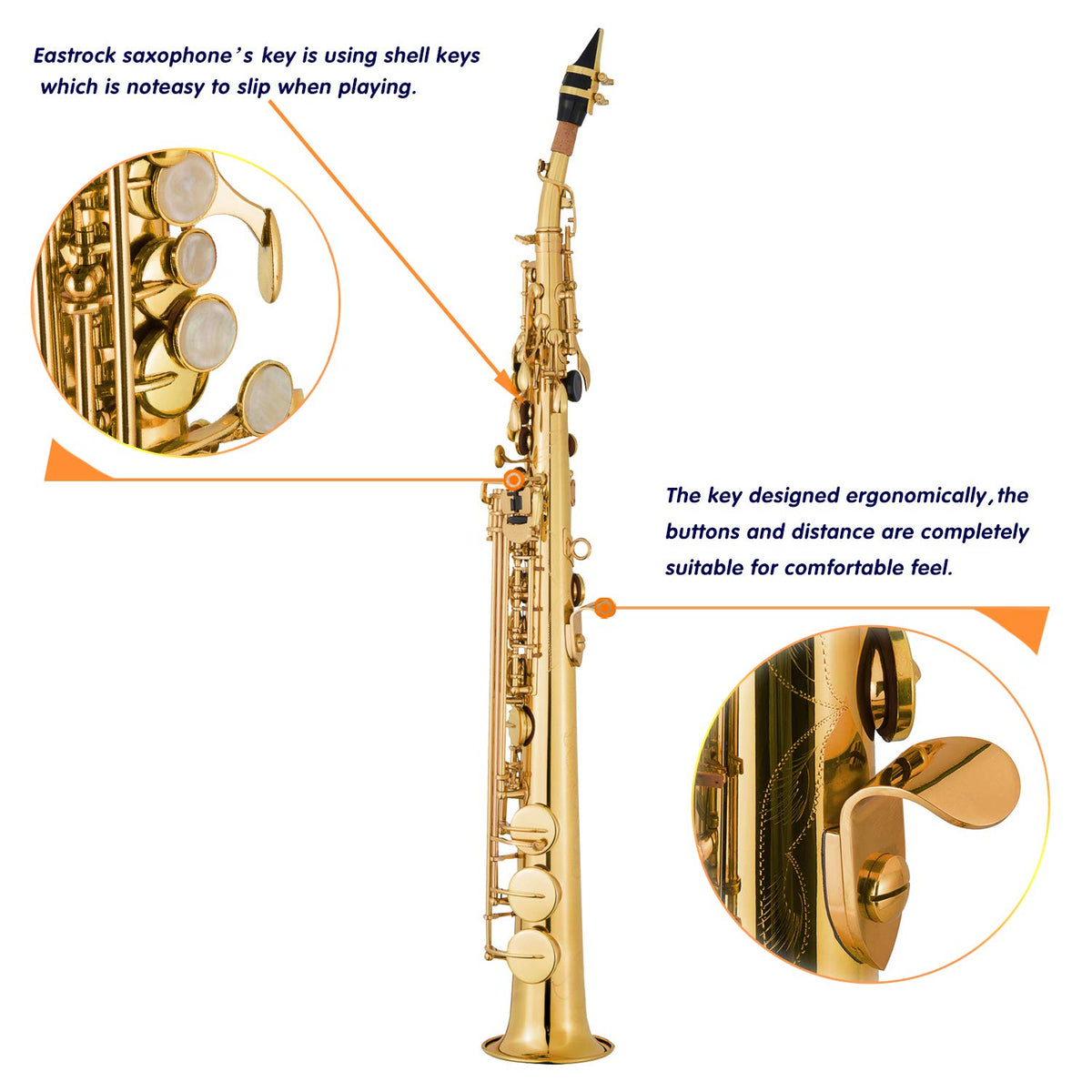 Bb Straight Soprano Saxophone L581