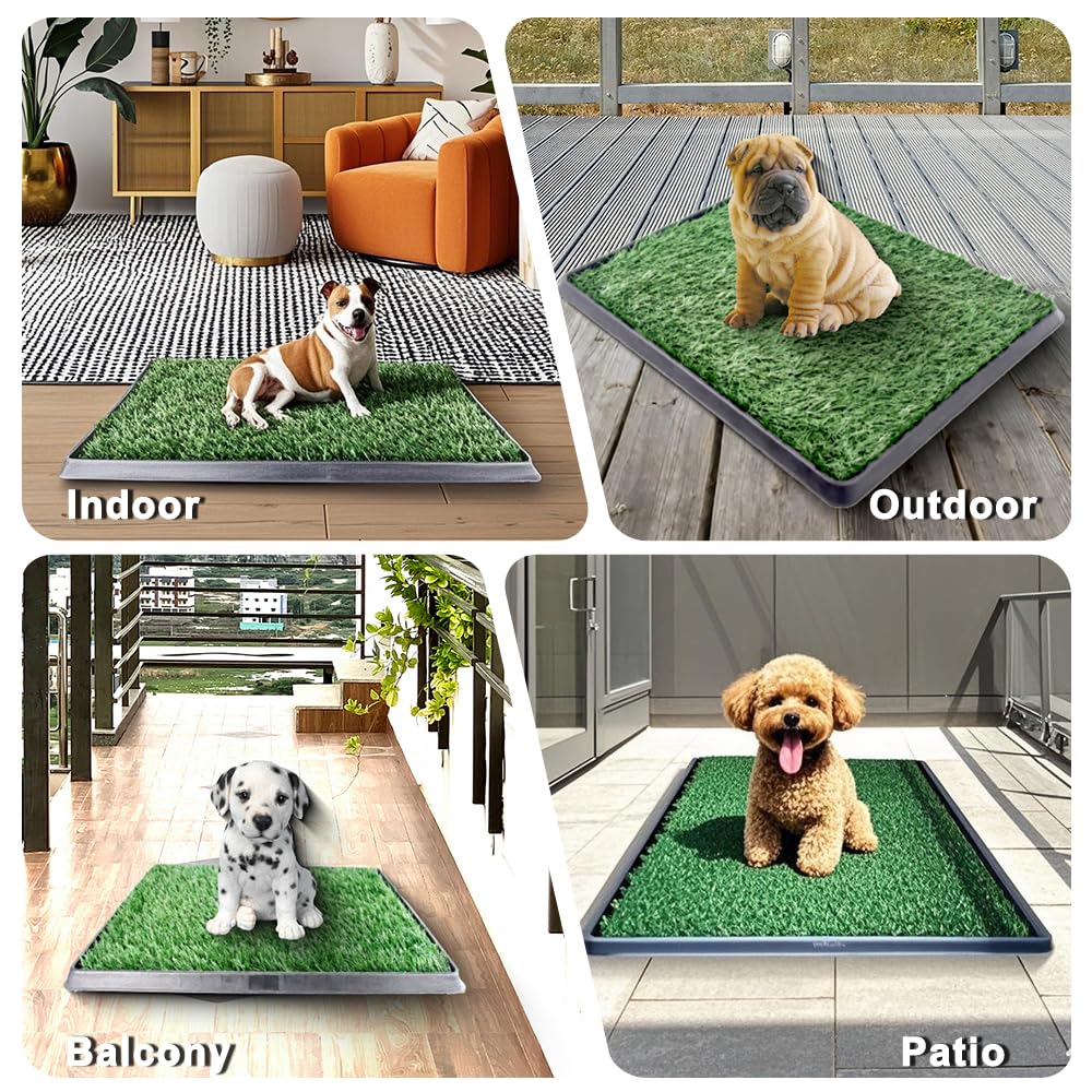 Artificial Turf Dog Grass Pad with Tray 30"X20" R535007