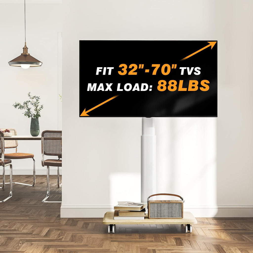Rolling TV Stand for 32-70 Inch TVs E81073