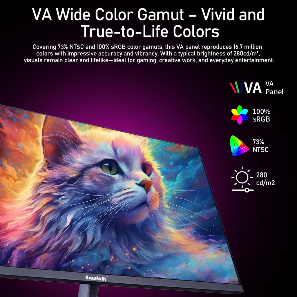 34 Inch Curved 100Hz WQHD Monitor with Speakers B2046
