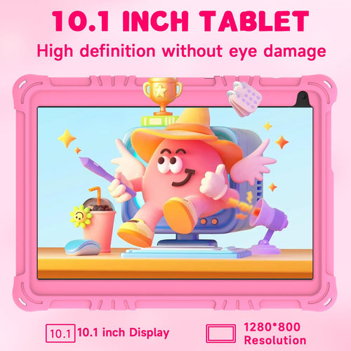 10 inch Kids Tablet 8GB RAM 32GB ROM Pink R702