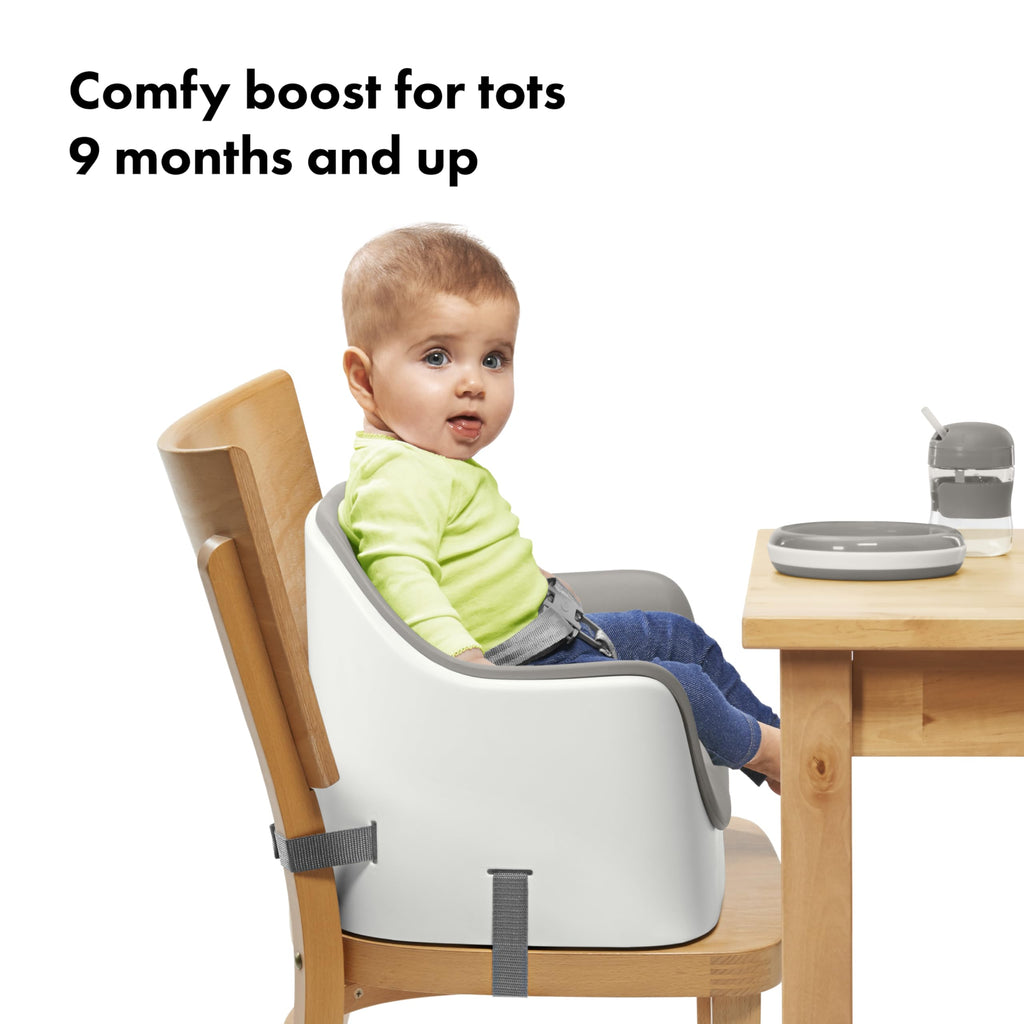 Gray Toddler Booster Seat with Removable Cushion T6686