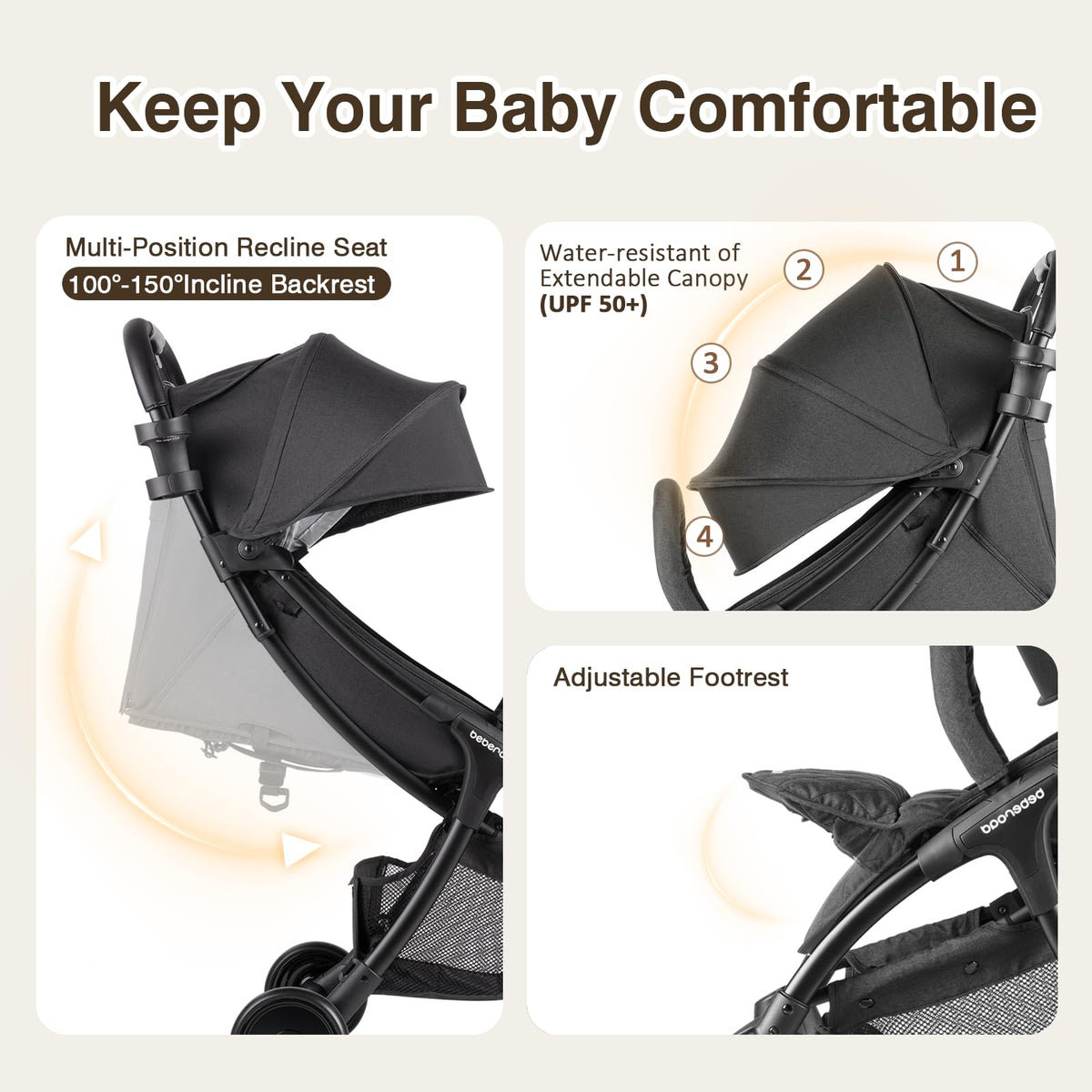 Lightweight Travel Stroller R784